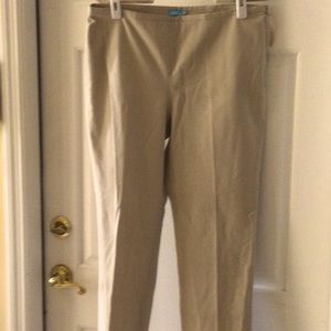 J.McLaughlin dock pants, 10, khaki color